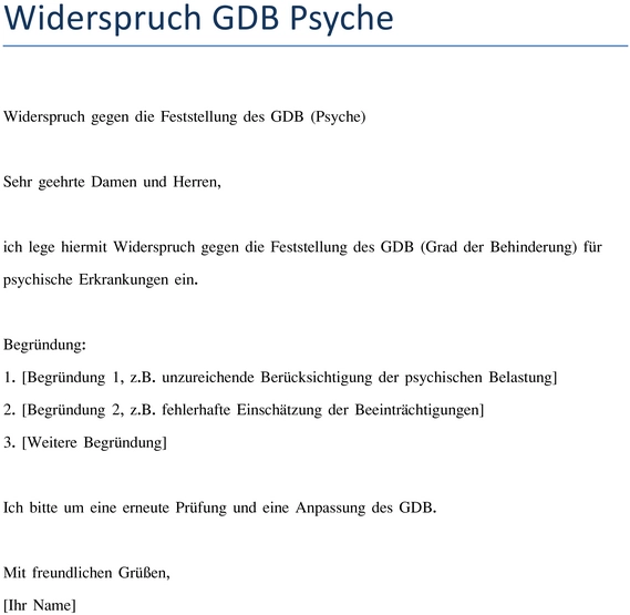 widerspruch-gdb-psyche-psychische-erkrankungen-vorlage