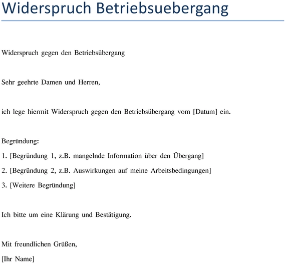 widerspruch-gegen-betriebsuebergang-vorlage