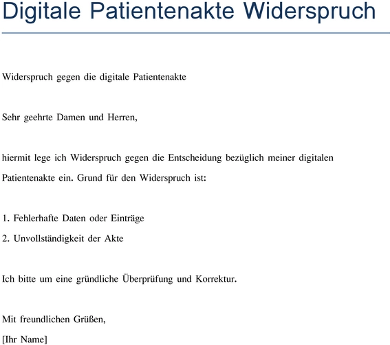 widerspruch-gegen-digitale-patientenakte-vorlage