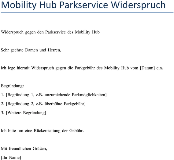 widerspruch-gegen-parkgebuehr-mobility-hub