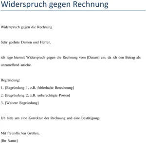 widerspruch-gegen-rechnung-vorlage-word