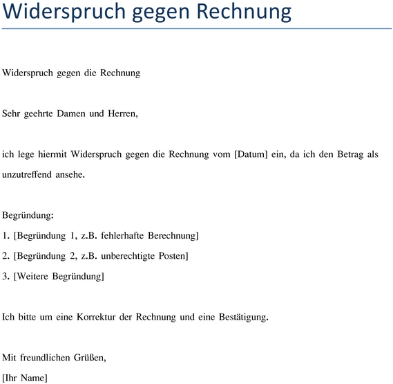 widerspruch-gegen-rechnung-vorlage-word