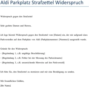 widerspruch-gegen-strafzettel-vorlage