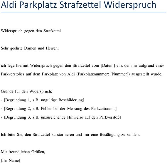widerspruch-gegen-strafzettel-vorlage