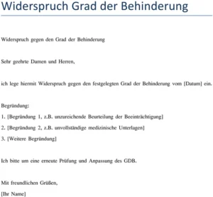 widerspruch-grad-der-behinderung-vorlage