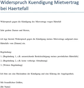 widerspruch-kuendigung-mietvertrag-bei-haertefall