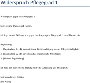 widerspruch-pflegegrad-einlegen