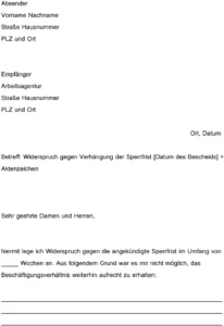 widerspruch-sperrfrist-arbeitnehmer-rechte-unterlagen