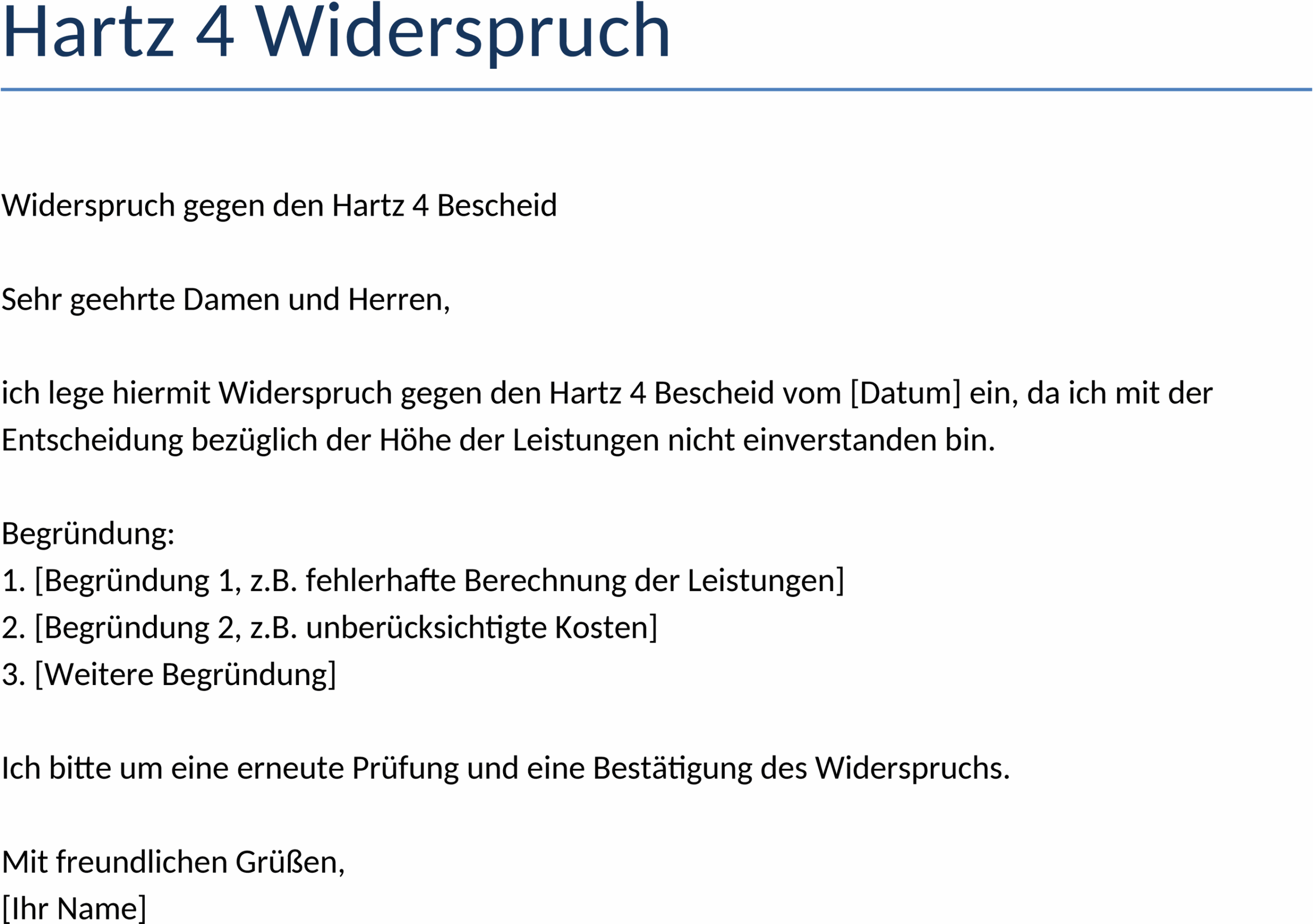 Widerspruchsformular Hartz 4 .docx