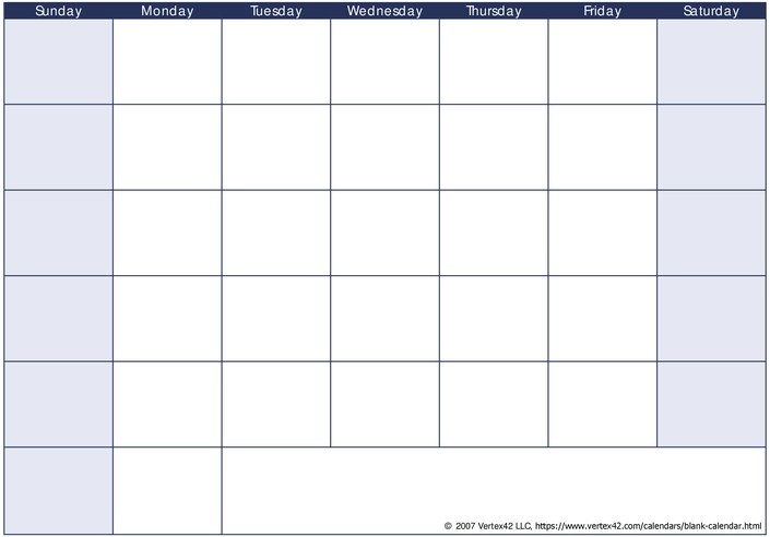 woche-fuer-woche-kalender-vorlage