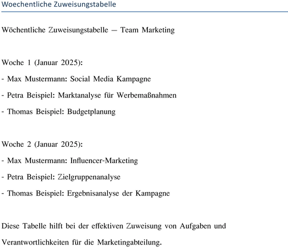 woechentliche-zuweisungstabelle-marketingteam