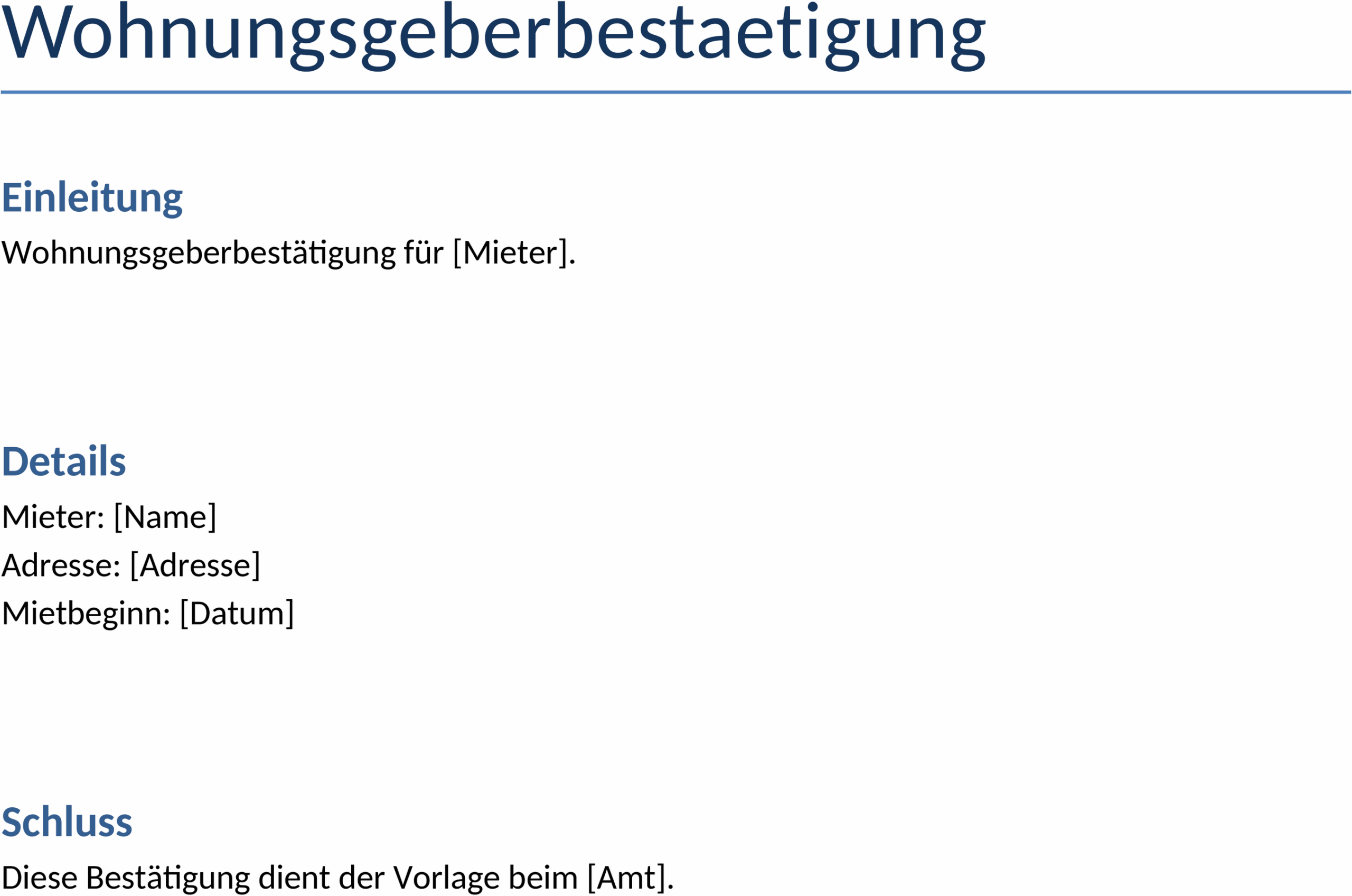 Wohnungsgeberbestaetigung Word-Vorlage