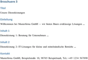 word-broschuere-fuer-dienstleistungen-prasentieren