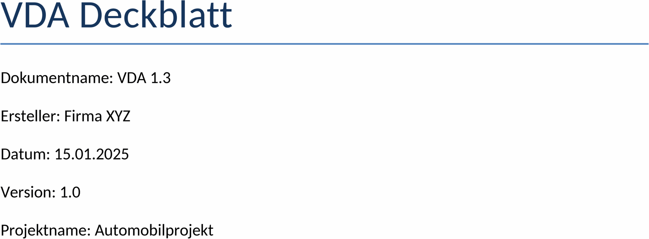 Word-Deckblatt-Template für Broschüren