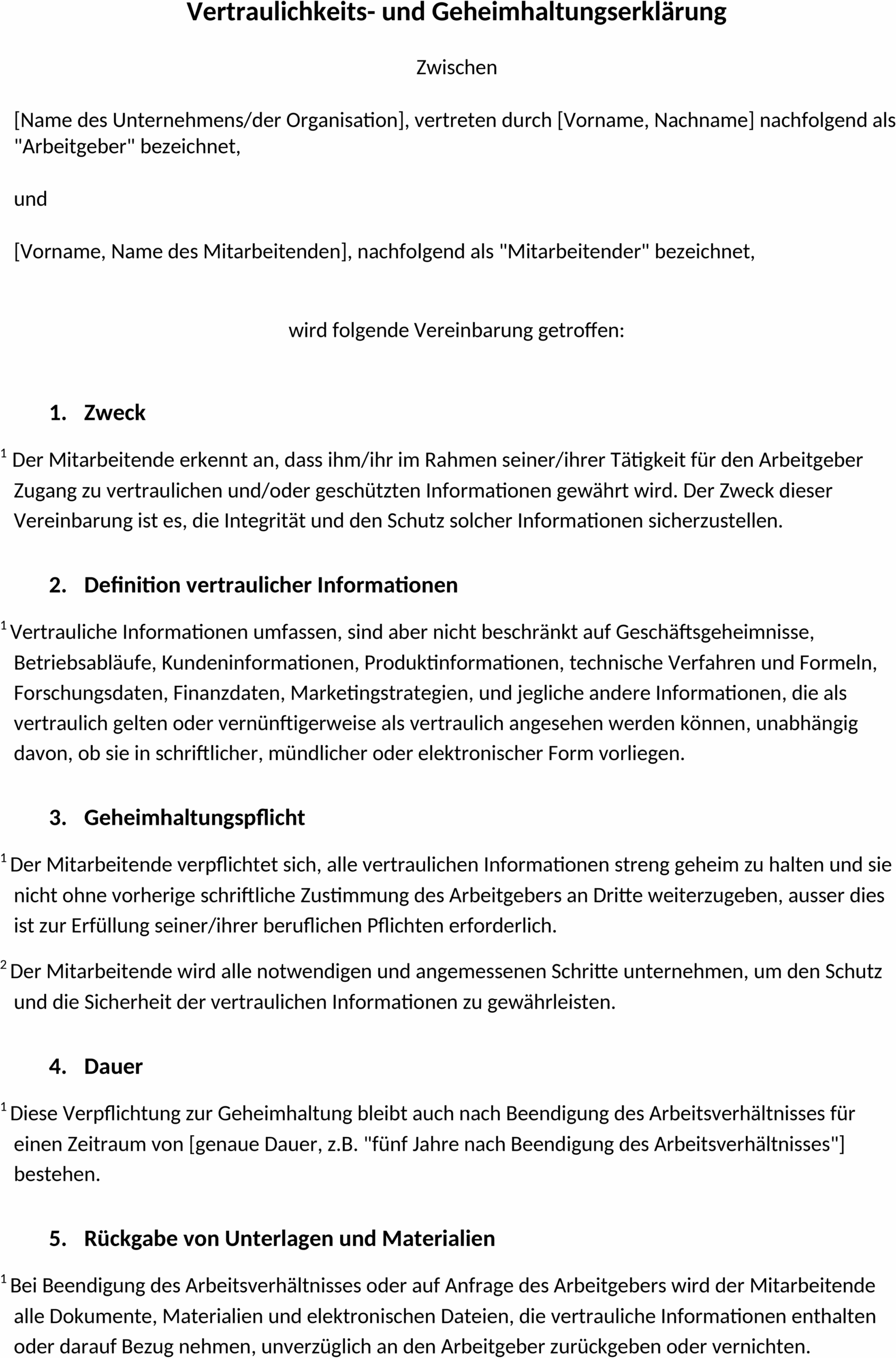 Word-DOCX-Vorlage-Geheimhaltungsvereinbarung