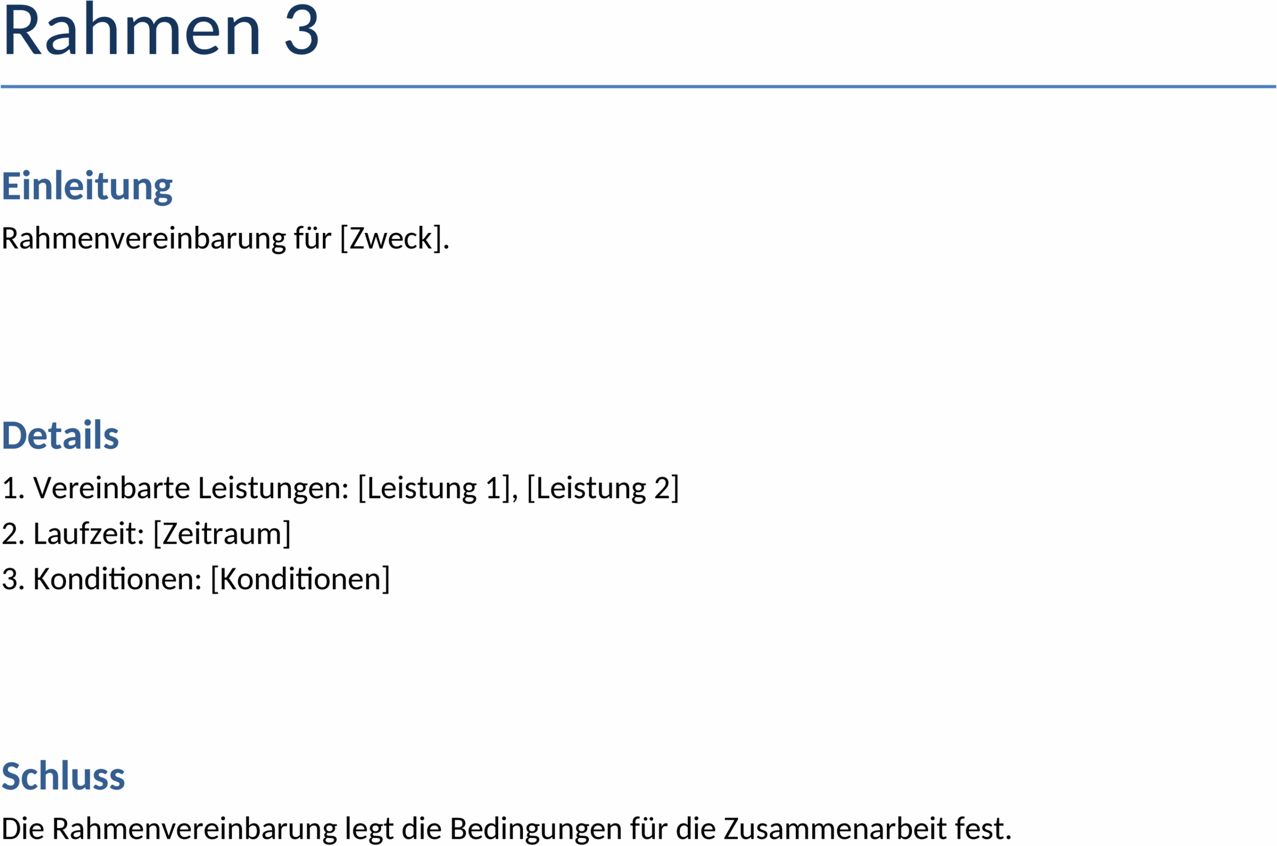 Word-Dokument mit Rahmen