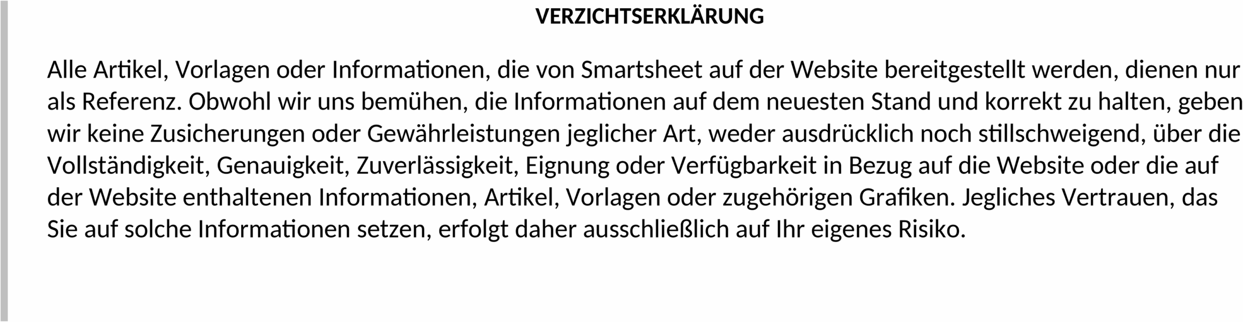 Word-Dokument Projektziele und Zielvorgaben