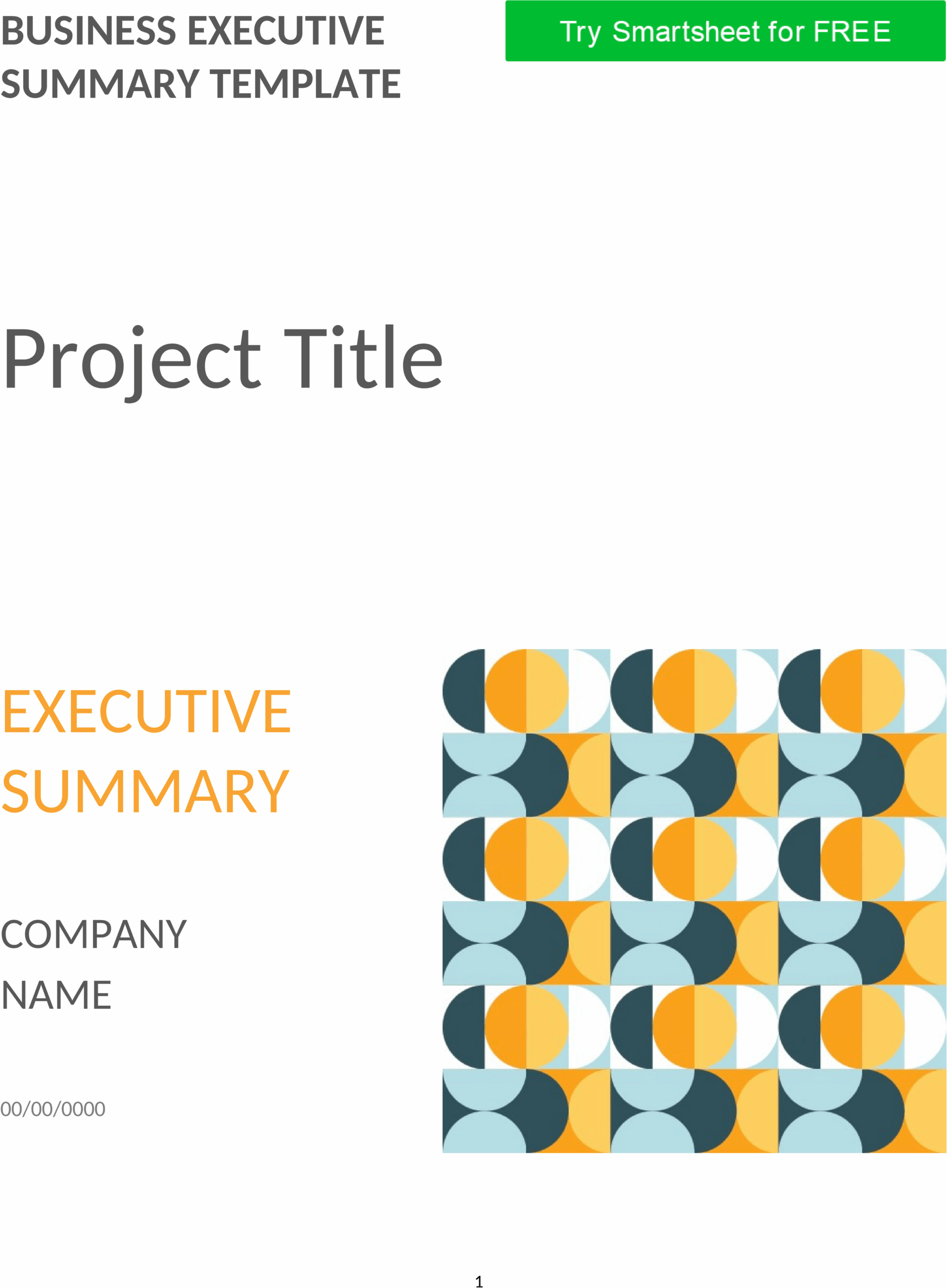 Word-Dokument-Template mit Executive-Summary