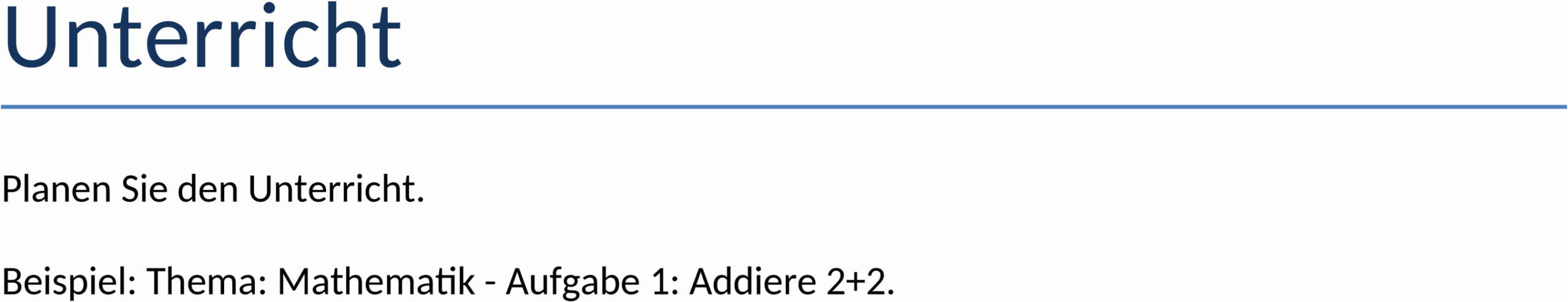 Word-Dokument zur Unterrichtsplanung