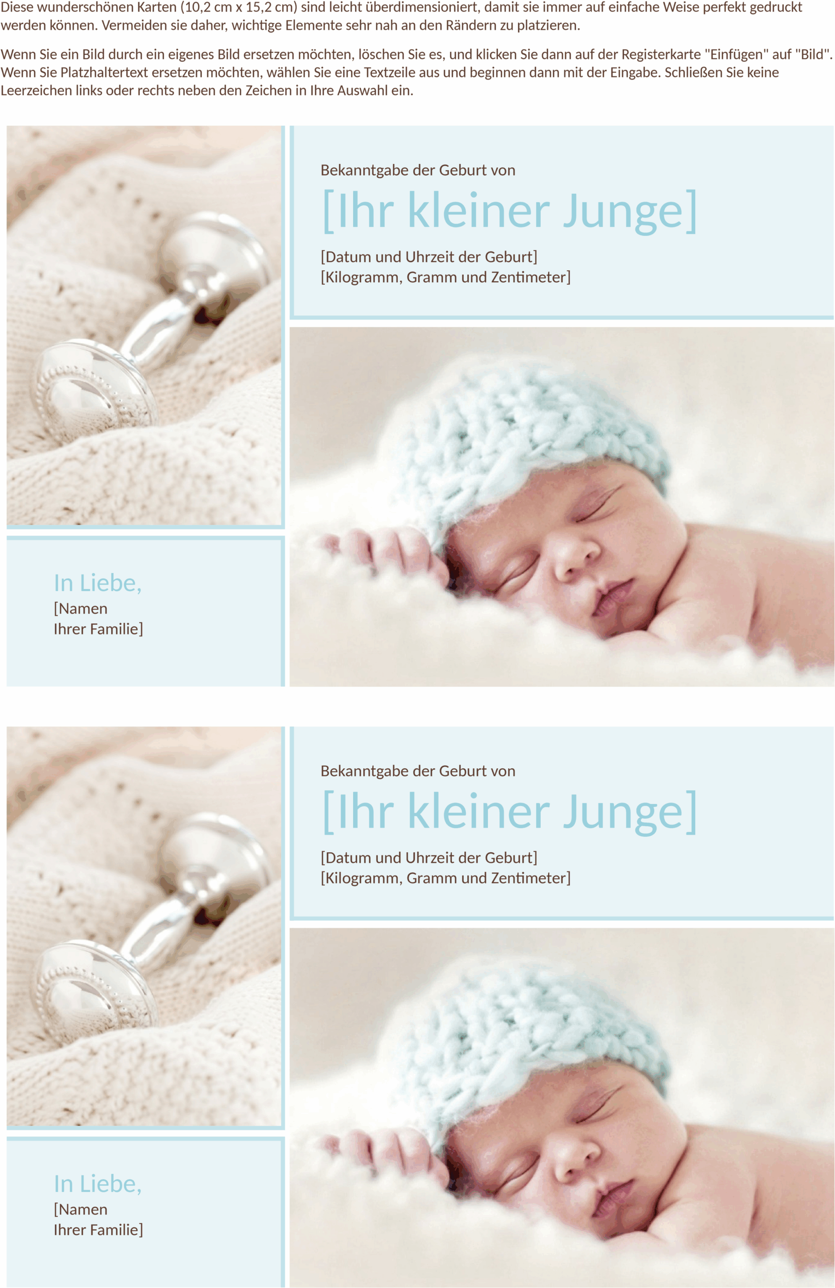Word-Geburtsanzeige-für-einen-kleinen-Jungen