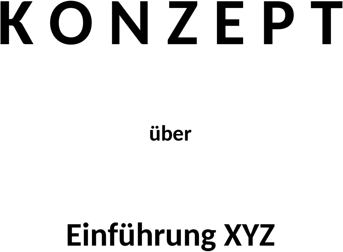 Word-Inhaltsverzeichnis-Vorlage