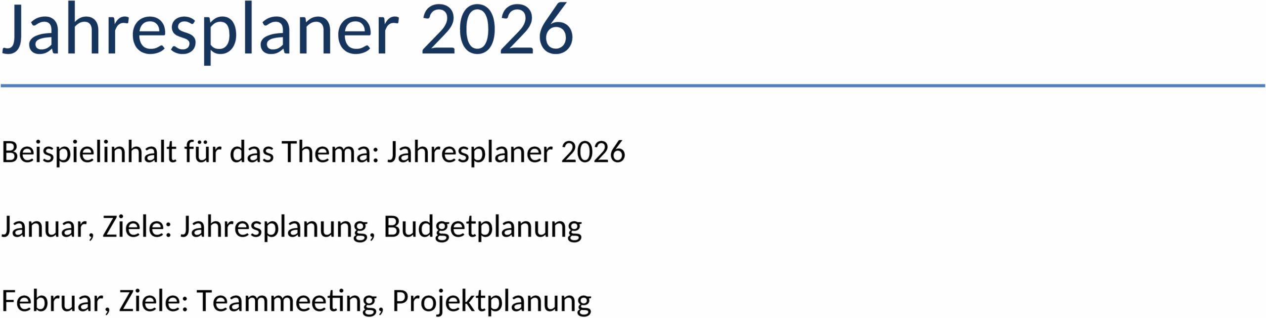 Word-Jahresplaner 2026