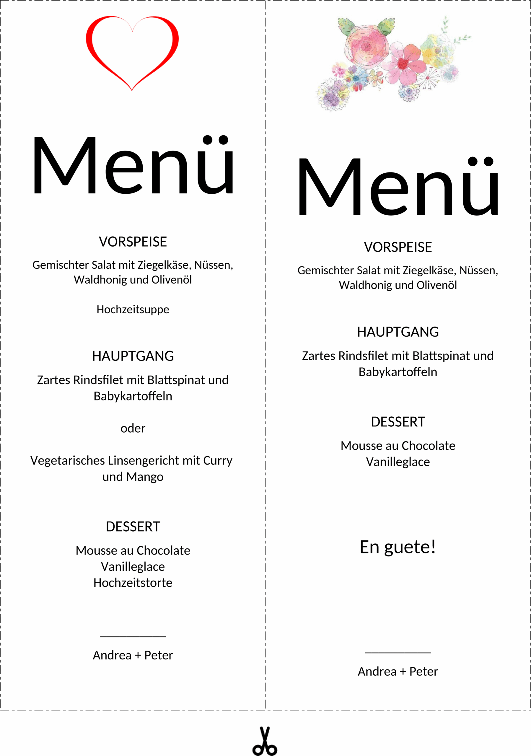 Word-Menuevorlage-Speisekarte