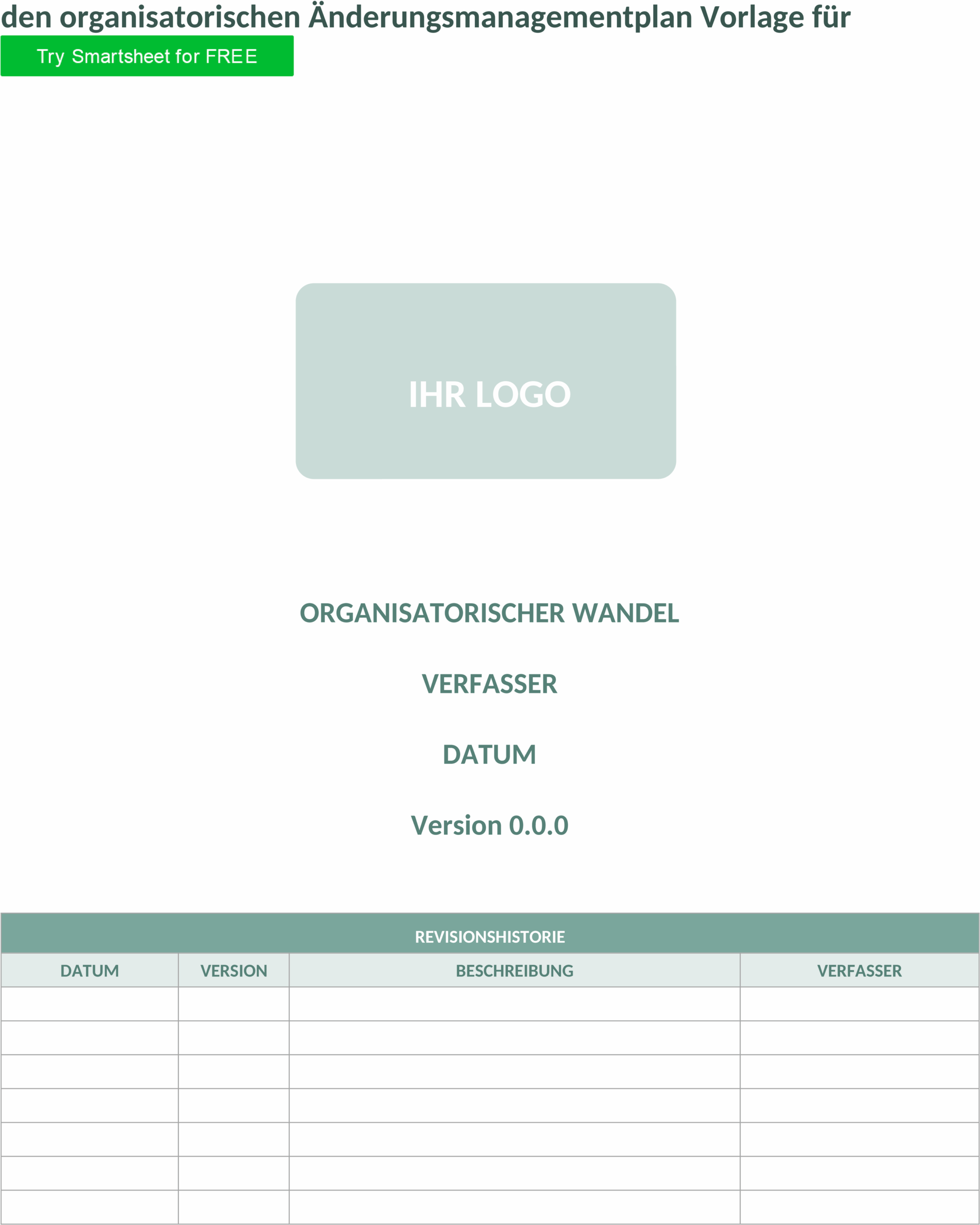 Word-Vorlage Organisationsaenderungsmanagement-Plan
