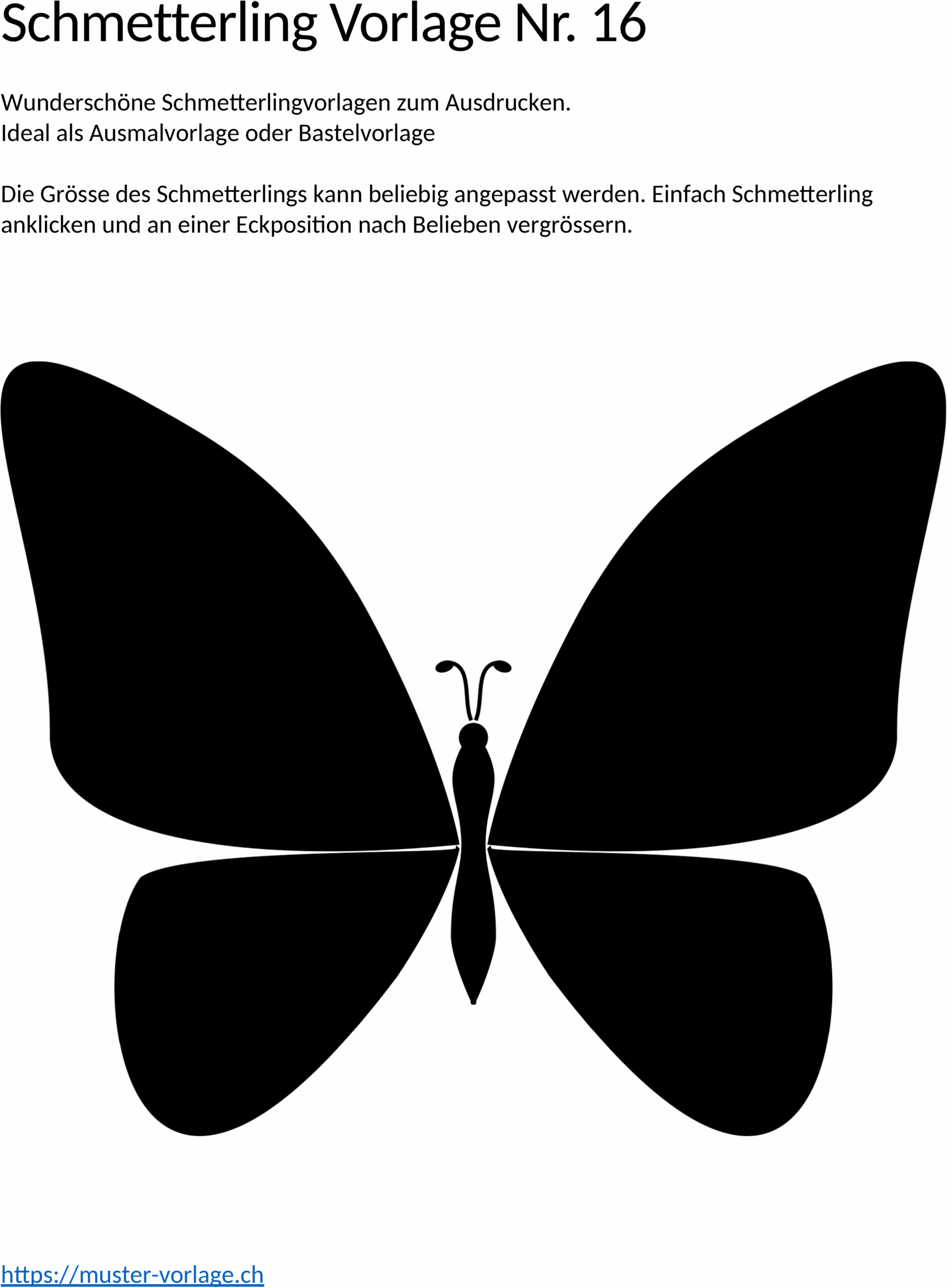 Word Schmetterling Vorlage