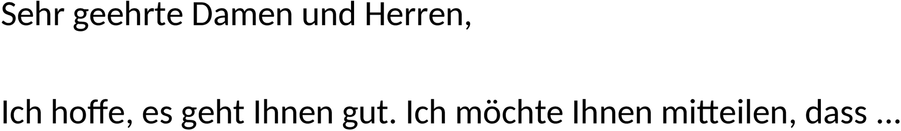 Word Standardbrief Vorlage