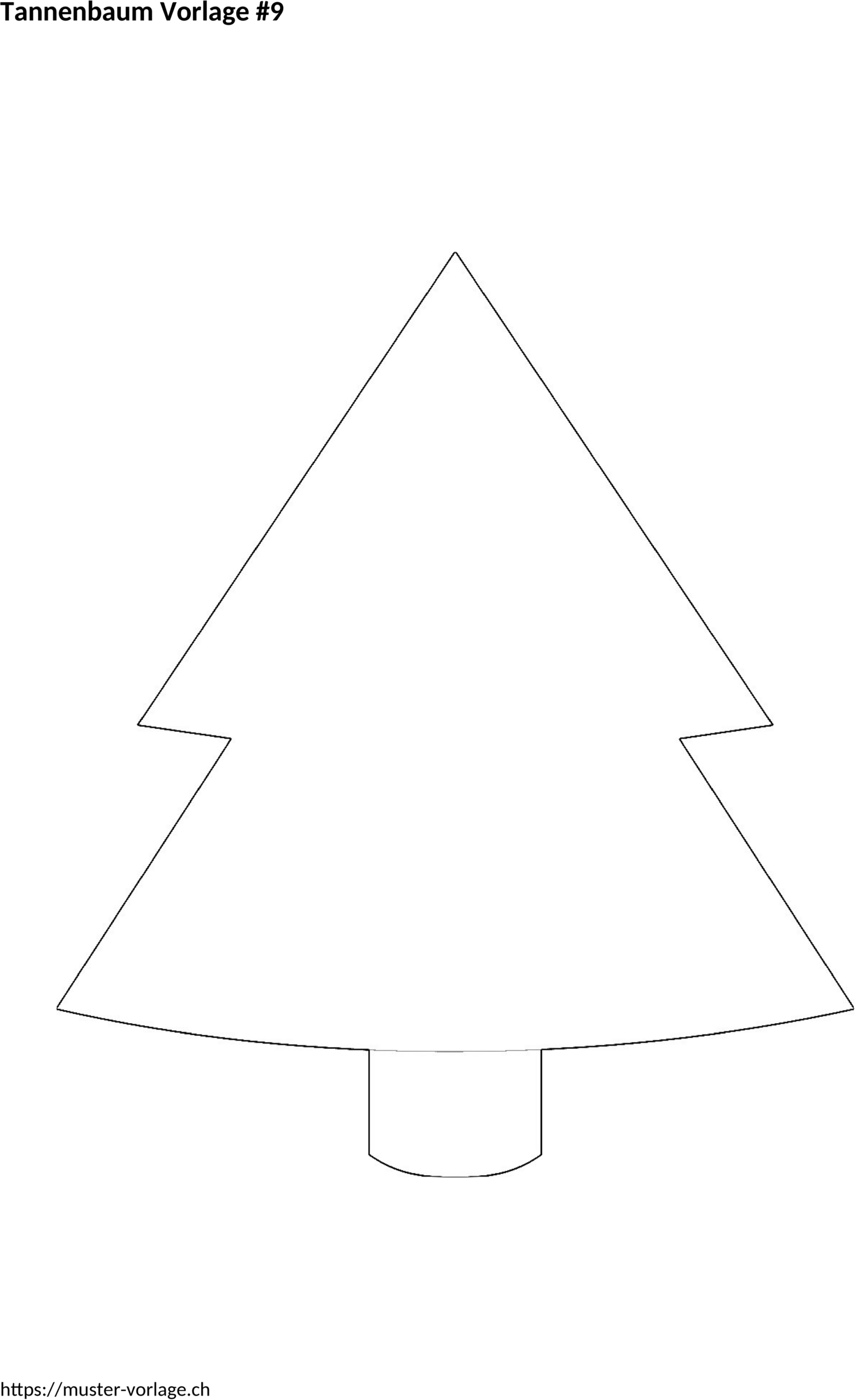 Word Tannenbaum-Vorlage für Kreative Weihnachtsdekoration