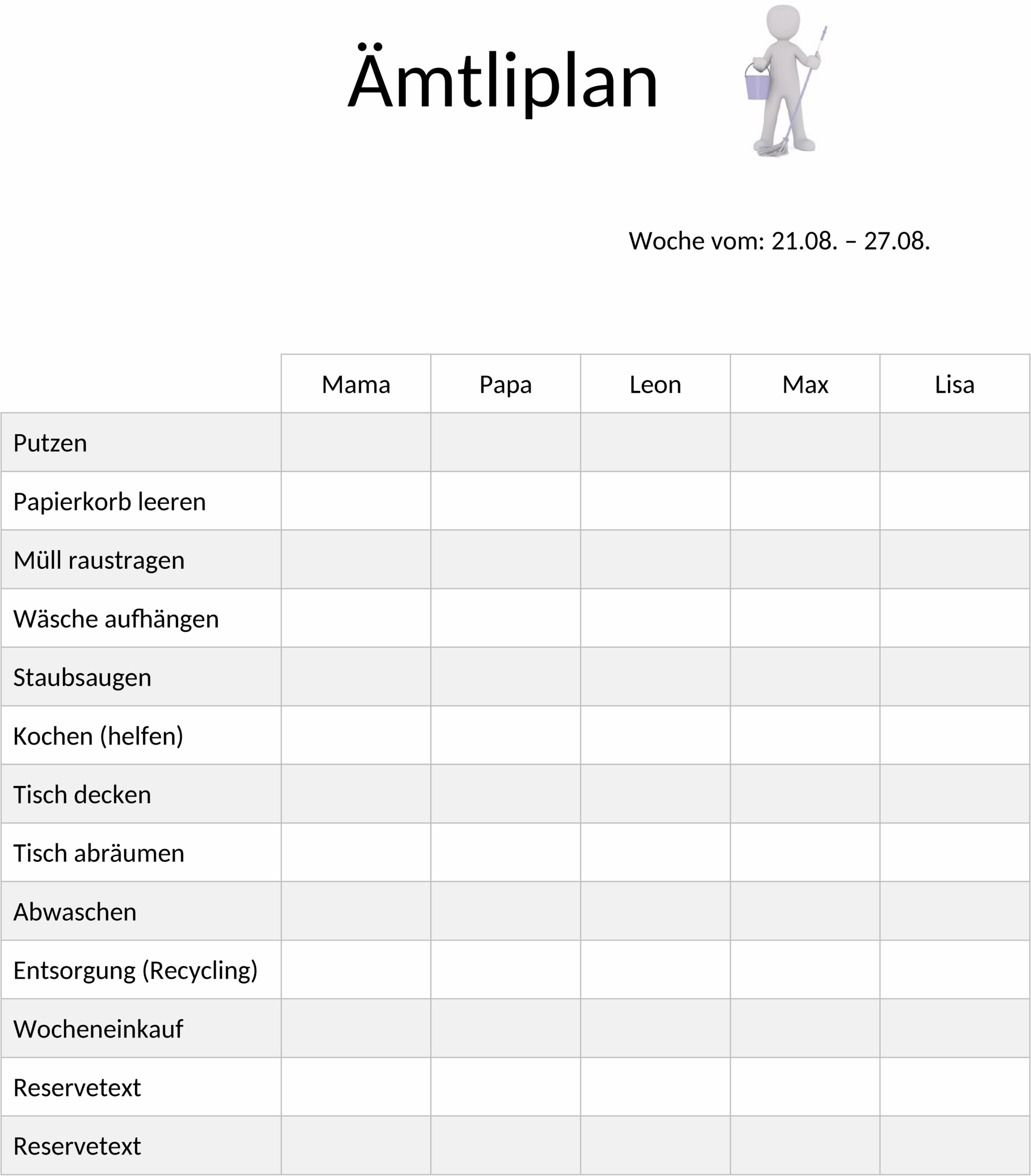 Word-Template-Ämtliplan