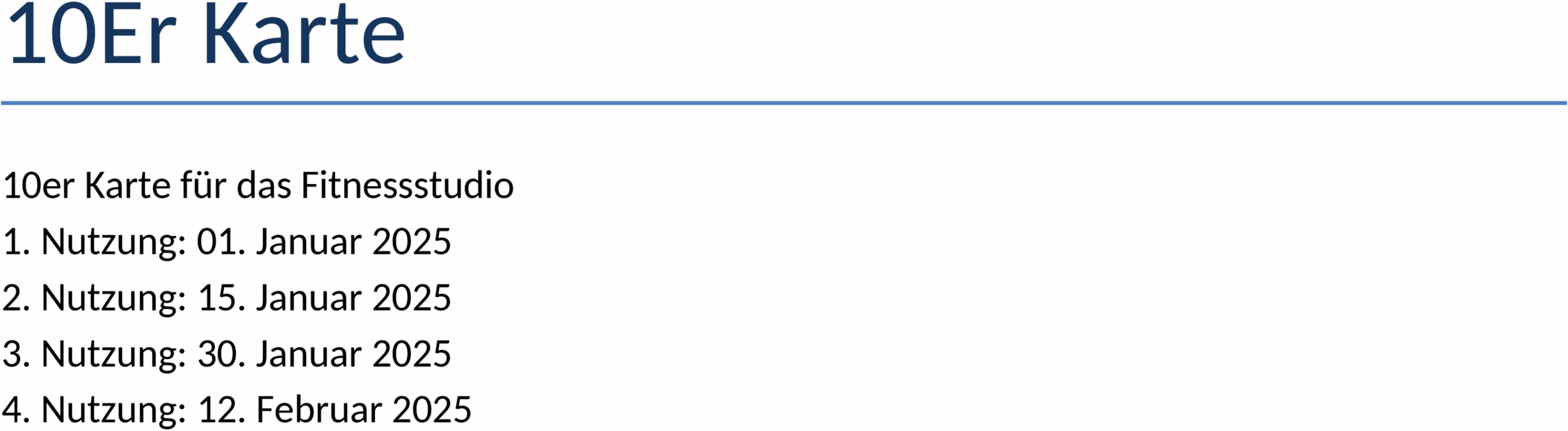 Word-Vorlage 10er Karte