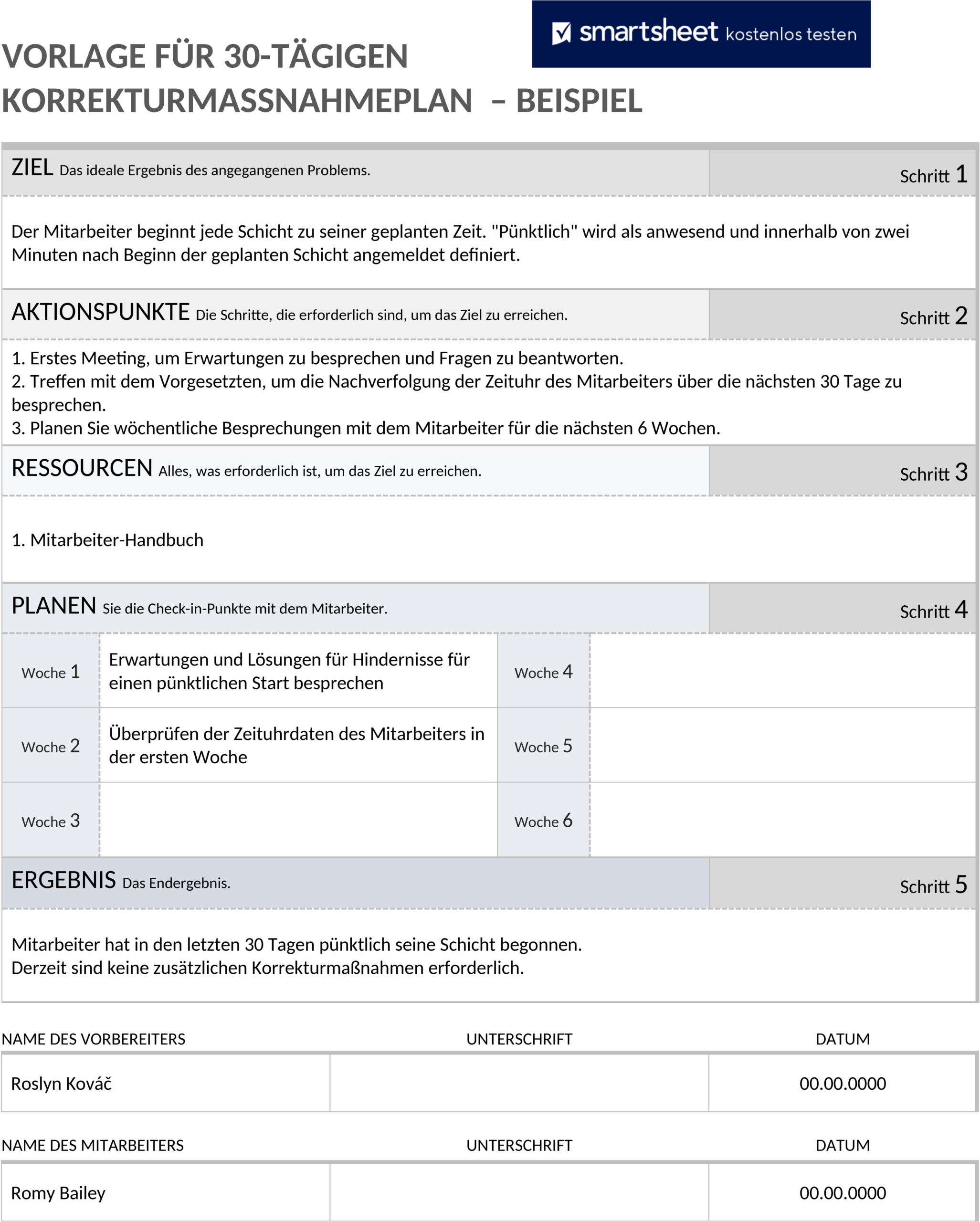 Word-Vorlage: 30-Tage-Aktionsplan