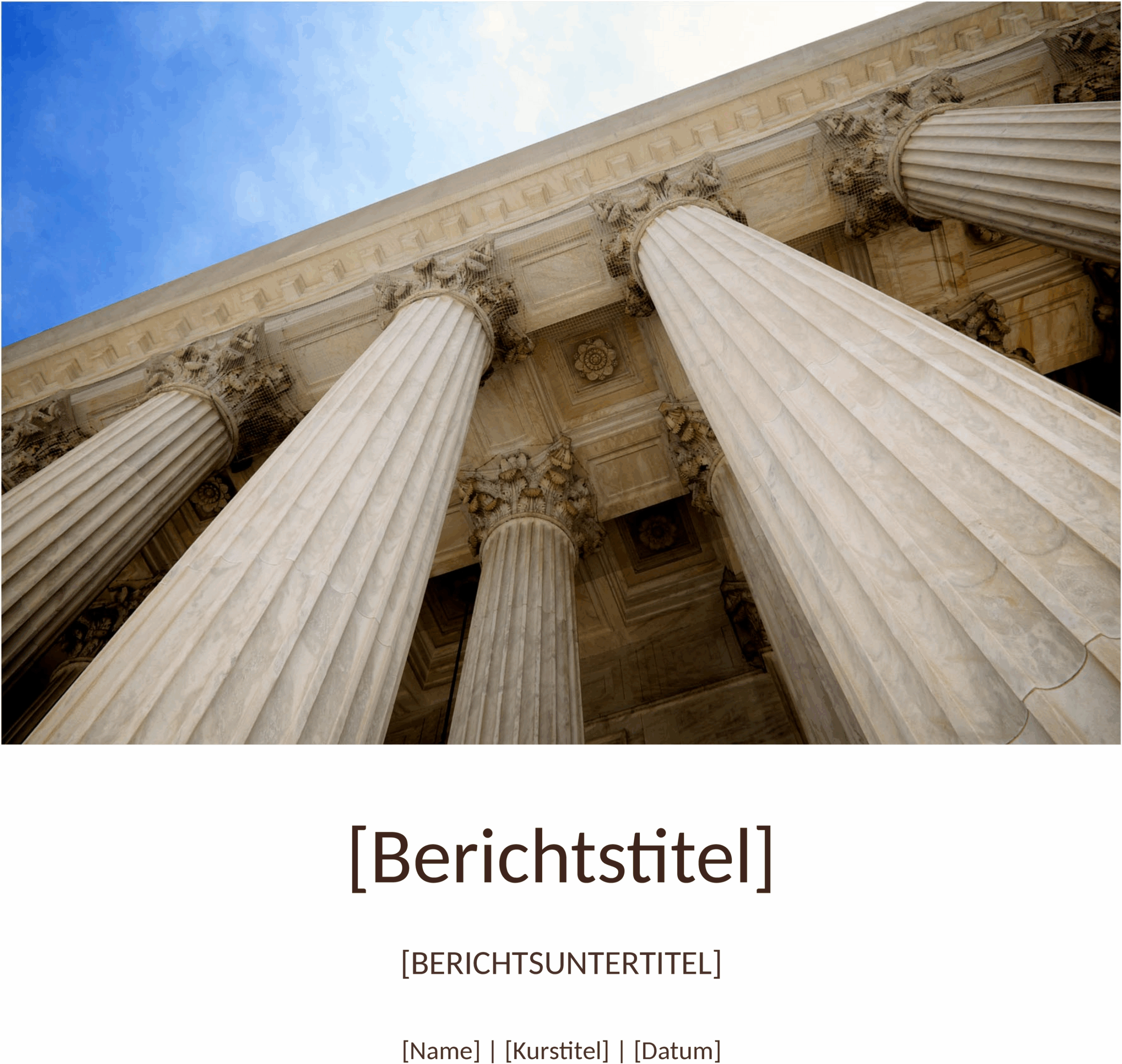 Word-Vorlage Ausbildungsbericht