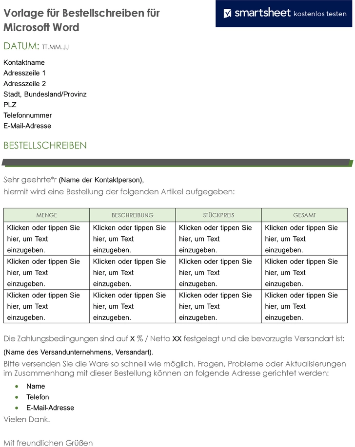 word-vorlage-bestellungen-mit-strukturierten-informationen