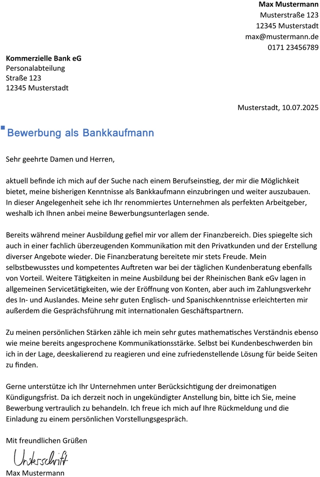 word-vorlage-bewerbung-bankkaufmann-muster-vorlage