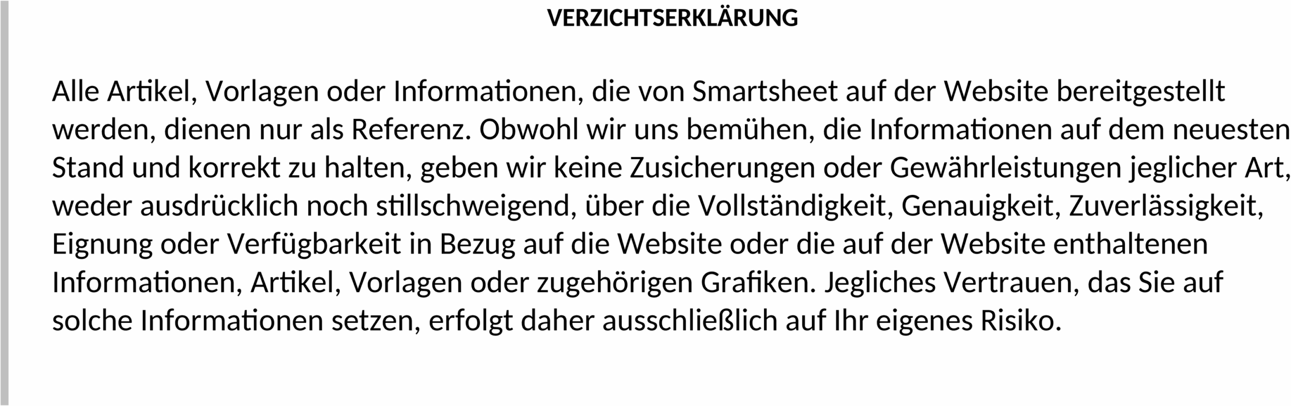 Word-Vorlage für Business-Plan Executive Summary