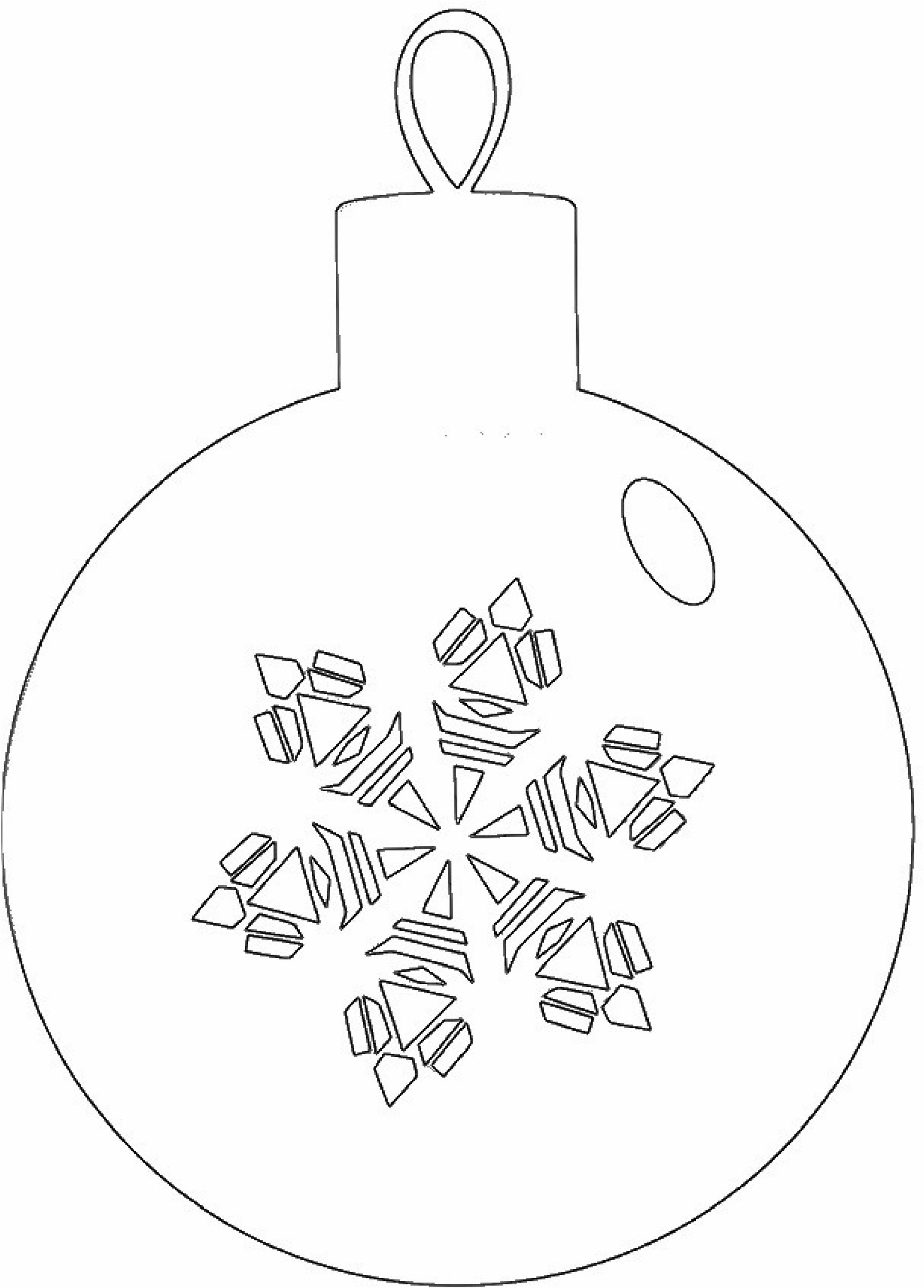 Word Vorlage: Christbaumkugel
