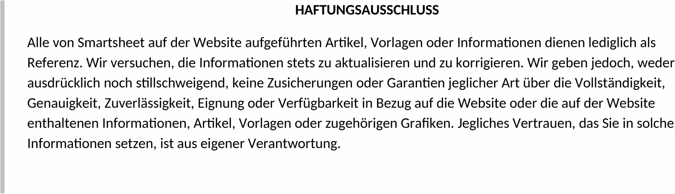Word-Vorlage für Einfachen Projektplan