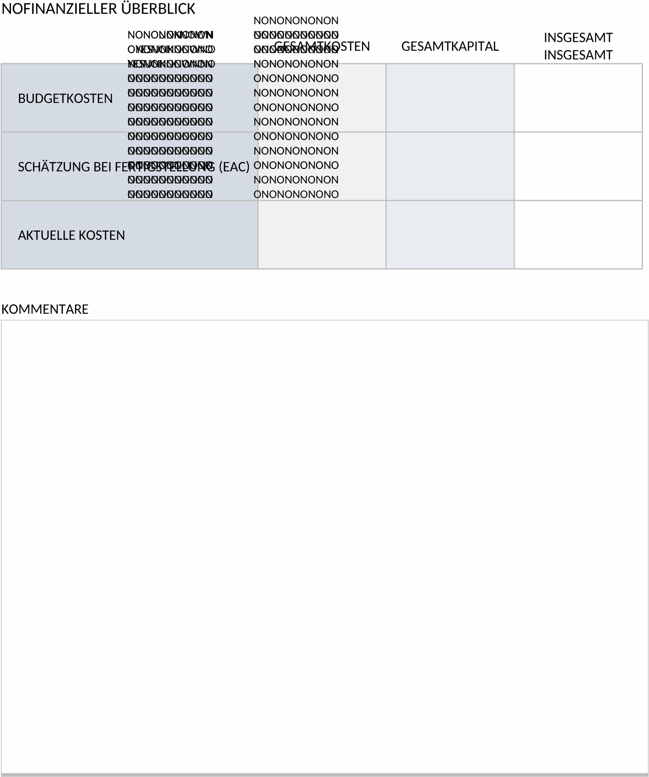 Word-Vorlage Executive Projektbericht