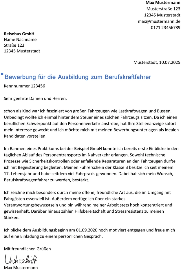 word-vorlage-fuer-bewerbung-als-berufskraftfahrer