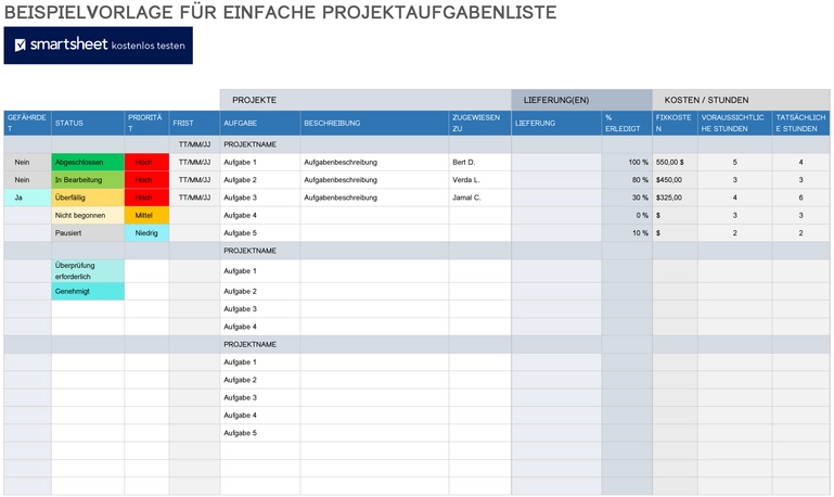 word-vorlage-fuer-einfache-projektaufgabenlisten