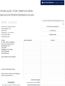word-vorlage-fuer-einfachen-baukostenvoranschlag
