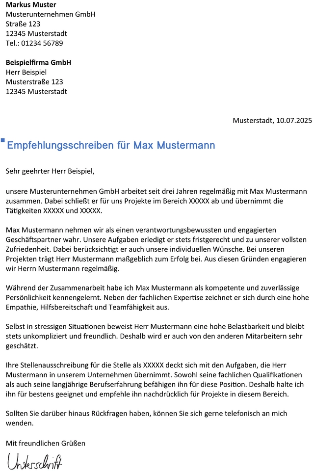 word-vorlage-fuer-empfehlungsschreiben-freiberufler
