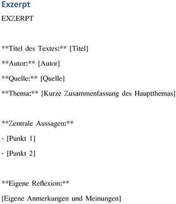 word-vorlage-fuer-exzerpte-zur-effektiven-informationsorganisation