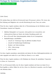 word-vorlage-fuer-formlose-angebotsschreiben