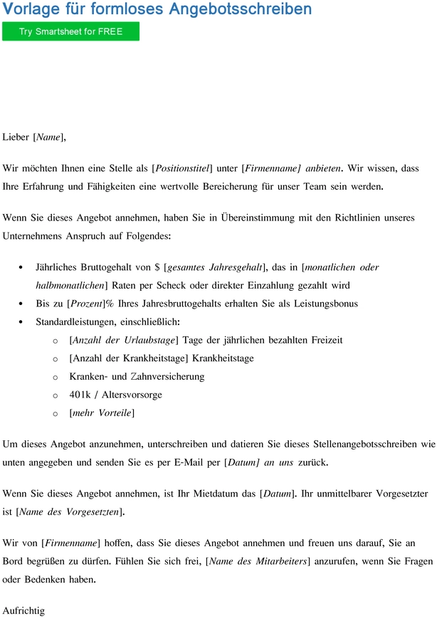 word-vorlage-fuer-formlose-angebotsschreiben