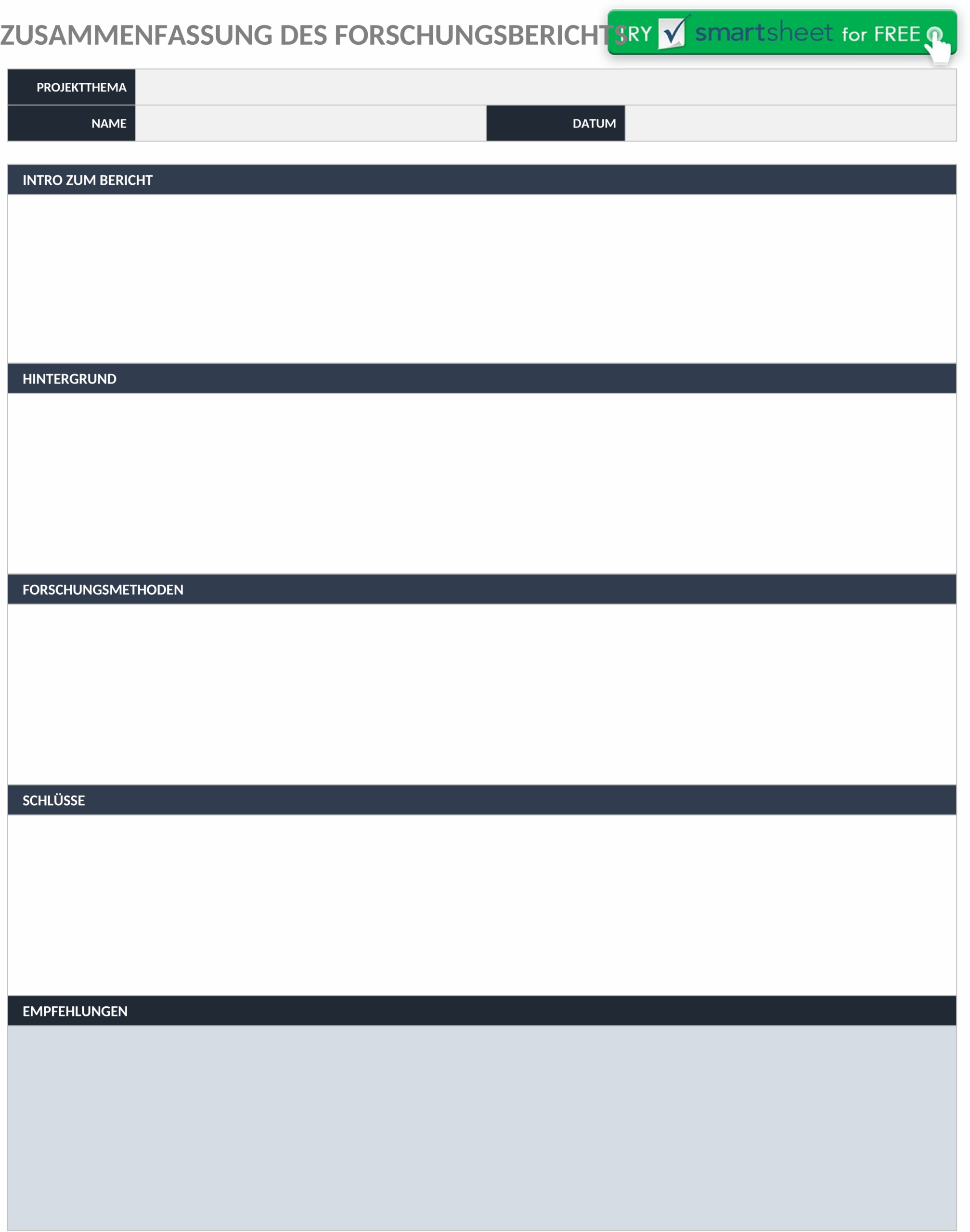 Word-Vorlage für Forschungsbericht