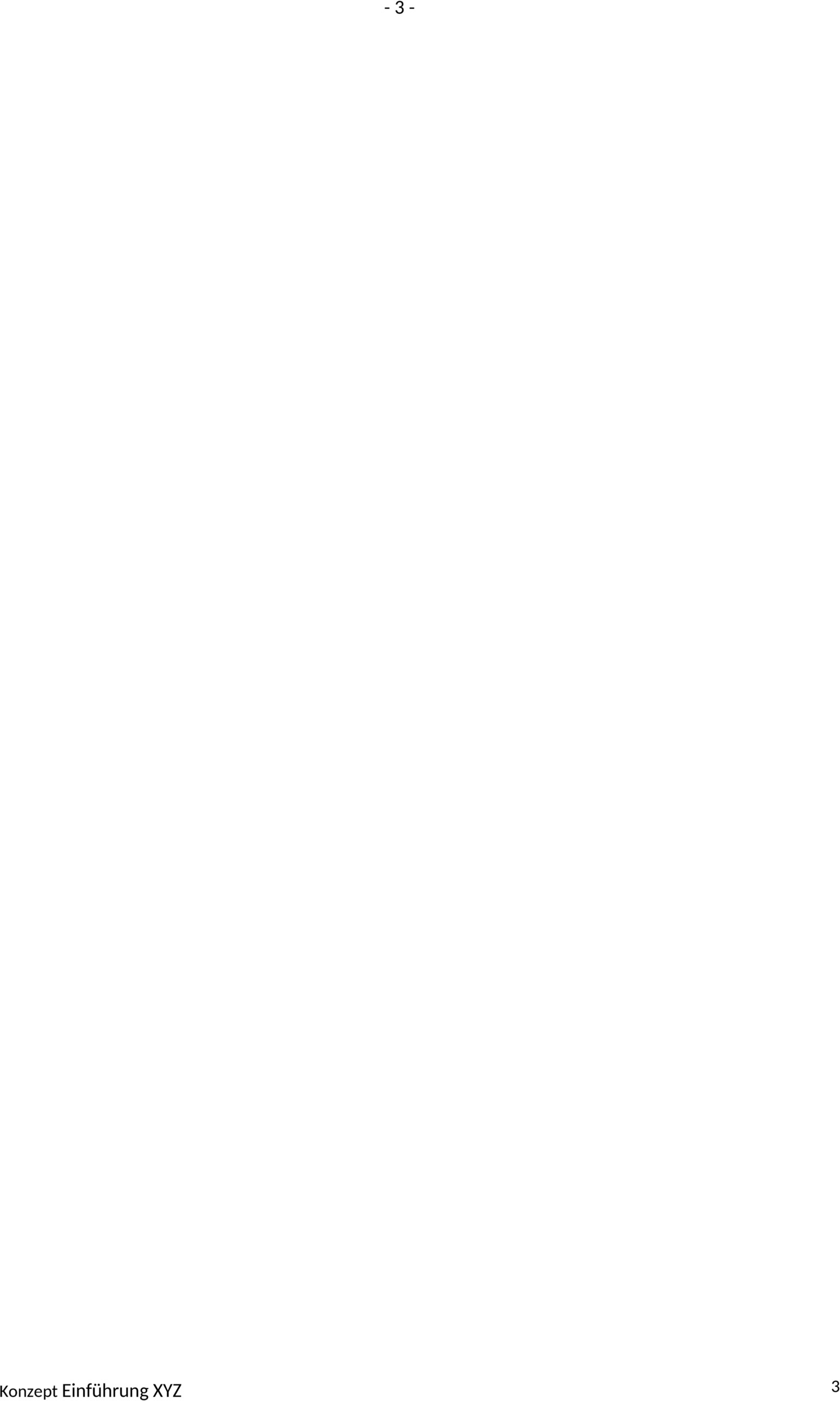Word Vorlage für Inhaltsverzeichnis